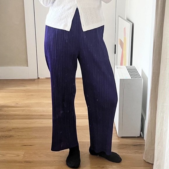 Issey Miyake pleats please purple pants - Picture 6 of 6